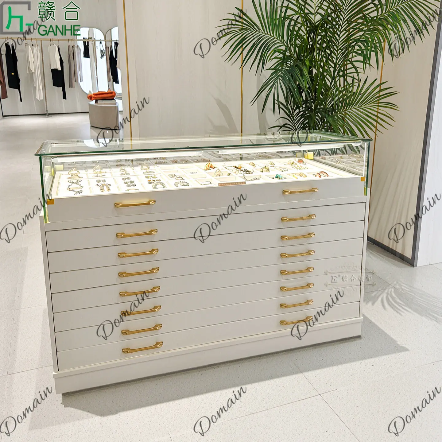 ตู้โชว์กระจกหรูหราสไตล์นีโอคลา - Jewelry For Watches บทวิจารณ์และราคา